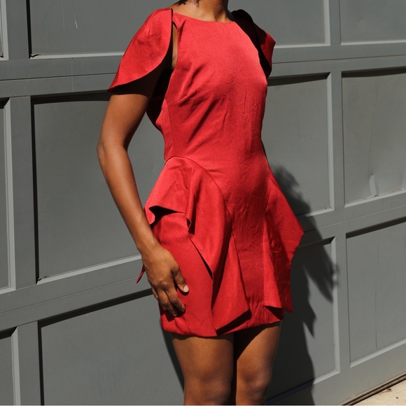 Elegant Red Dress - Picture 9 of 10